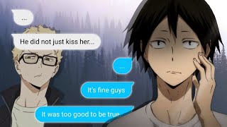 Love Letters Part 3  Tsukkis Kiss TsukkiYama  Haikyuu Texts Story [upl. by Atalante]