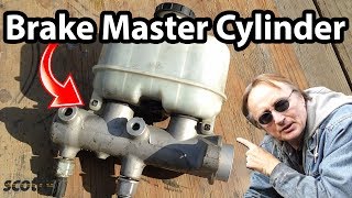 How to Replace a Brake Master Cylinder in Your Car Bleed Brakes [upl. by Quigley]