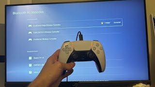 PS5 Pro How to Connect PS5 Controller With Wired USB Cable Tutorial For Beginners [upl. by Hopfinger]