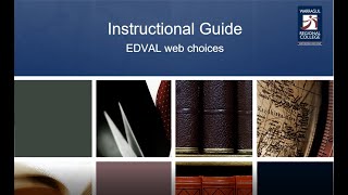 EDVAL instructional video [upl. by Streeto]