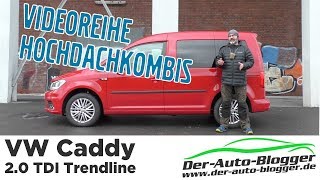 VW Caddy 20 TDI  Test Review und Fahrbericht  Testdrive [upl. by Emerick]