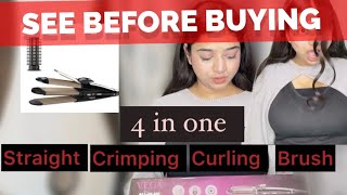 Vega 4 in one hair styler😱 see before buying 🫣 vega hairstyle ihairstyler hairstyletutorial [upl. by Ardnosac]