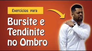 Exercícios para Dor no Ombro  Bursite e tendinite [upl. by Ebbarta144]