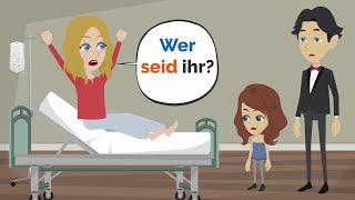 Deutsch lernen  Julia verliert ihr Gedächtnis  Wortschatz und wichtige Verben [upl. by Lewan]