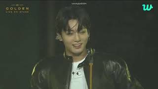 BTS Jungkook Golden Live on Stage Concert full Video [upl. by Atekal680]