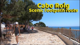 Cabo Roig Orihuela Costa Costa Blanca Spain Scenic Footpath Walking Tour to Playa de La Zenia 🇪🇸 [upl. by Analim]