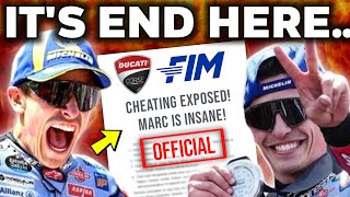 HUGE NEWS for Marquez amp Ducati after Cheating JUST EXPOSED Marquez amp Bagnaia BOLD Statement [upl. by Mayhs174]