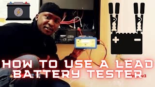 How To Use ACT 612 Intelligent Battery Tester [upl. by Ykcub864]