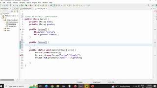 default and parameterized constructor in java  constructor in java [upl. by Yule]