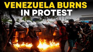 Protest In Venezuela LIVE  Protests After Nicolas Maduro Wins Venezuela Elections 2024  Times Now [upl. by Akissej]