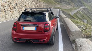 Stelvio pass uphill  Mini Cooper S F56 Stage 2 [upl. by Atnauqahs]