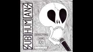 Subhumans  Demolition War EP Full EP Vinyl Rip [upl. by Nas984]