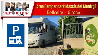 🅿 🚐 Area Camper Park Massis del Montgri en Bellcaire un AREA de AUTOCARAVANAS casi perfecta [upl. by Coridon433]