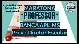 ✅RESOLUÇÃO MARATONA CONCURSO PROFESSOR PSS DIRETOR TERENOSMS QUESTÕES BANCA APLIMS AULA 01 [upl. by Epotimet241]