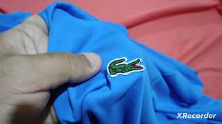 comprei a Camiseta Lacoste Sport Masculina Th156123 [upl. by Aidile]