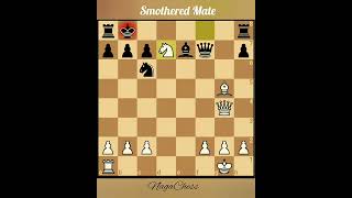 Smothered Mate chess chessgame checkmate chessplayer [upl. by Yeca]