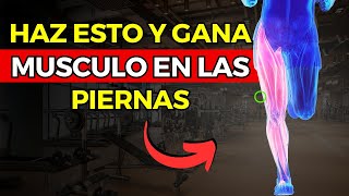 🔥 Los ÚNICOS 3 Ejercicios de Piernas con Mancuernas que Necesitas para GANAR Músculo [upl. by Ayela]