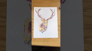 Deer Art deerart deerdrawing deerpainting deerlove deer animalartist animalpainting artwork [upl. by Nawrocki]