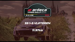 Ardeca Ypres Rally 2024  SS 15 Vleteren [upl. by Harts]