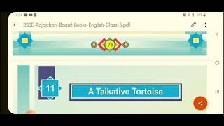 RBSE class 5 chapter 11 A Talkative Tortoise solution exercises [upl. by Irahc]