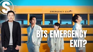 Emergency Exit for BTS  Hiatus Announcement Explained [upl. by Aliza]