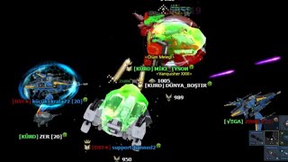 Darkorbit TR 46  PvP War vs DSTMRŞL [upl. by Rialc425]