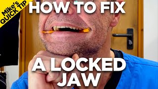 How to fix a locked jaw [upl. by Benedicto]