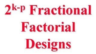 CSE5671319 2kp Fractional Factorial Designs for Computer System Performance Evaluation [upl. by Dag]