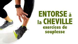 Entorse cheville  des exercices pour retrouver la souplesse niv 2  Intermédiaire [upl. by Apeed153]