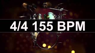 🔴 Drums Metronome 155 BPM [upl. by Anais]