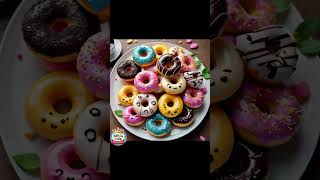 Donut in a Plate  Fun amp Playful Song for Kids  Donut amp Candy Song  Fun Colour Learning [upl. by Fahland544]