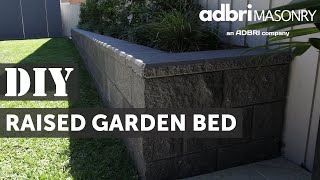 DIY Raised Garden Bed Howto Video  Versawall® Retaining Wall Blocks by Adbri Masonry [upl. by Annohsed]