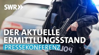 Pressekonferenz zum Polizistenmord  SWR Extra [upl. by Margo]