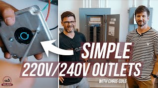 Installing 220v240v Outlets is Pretty Simple  New Shop Build Out [upl. by Alie]