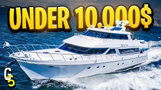 6 Yachts You Can Purchase For Under 10000 [upl. by Tseng]