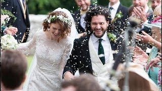 Rose Leslie amp Kit Haringtons Wedding  Video Compilation [upl. by Hendel]