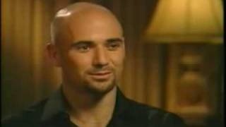 Andre Agassi talking about Steffi Graf [upl. by Garey]