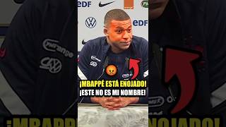 ¡Mbappé está harto de que pronuncien mal su nombre No va a callar más 😡 [upl. by Ela536]