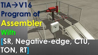 Lec45  Program of Assembler  TIA Portal V16  Program and Factory IO scene Provided  See DB [upl. by Areem865]
