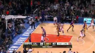 Jeremy Lin 38pts Spin Move Vs Lakers 2012210 林書豪對湖人隊取得38分 轉身上籃 [upl. by Naahsar]