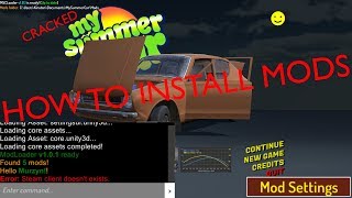 How to install mods to cracked My Summer Car UPDATE VIDEO read description [upl. by Soutor]