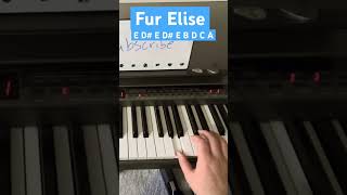 Learn this easy piano piece piano pianolessons [upl. by Chappie195]