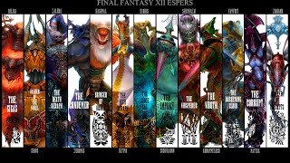 Final Fantasy XII HD Remaster All Quickenings Espers and Concurrences [upl. by Scandura873]