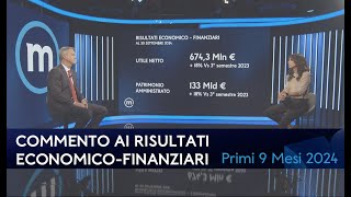 Risultati Primi 9 Mesi 2024  Il commento di Massimo Doris [upl. by Vladamar]