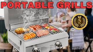 The 5 Best Portable Grills of 2024 🏆 Portable Tabletop Grills [upl. by Delmar600]