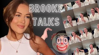 Brooke Schofield talking about the Clinton Kane Drama All in one place [upl. by Valle]