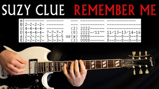 Suzy Clue Remember Me Guitar Lesson  Guitar Tab  Guitar Tabs  Guitar Chords  Guitar Cover [upl. by Sterne]