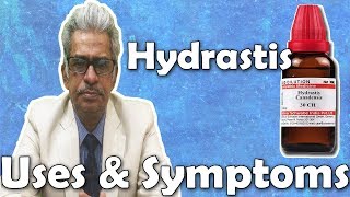 Hydrastis Canadensis Uses and Symptoms in Homeopathy by Dr PS Tiwari [upl. by Fotinas]