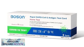 Rapid SARSCoV2 Antigen Test Card 1 Pack 8 Tests Total FDA EUA Review [upl. by Cletis958]