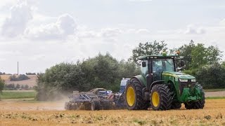 Déchaumage 2016 John Deere 8335r amp Köckerling Vector 460 Phantom3GoProCanon [upl. by Allicsirp728]